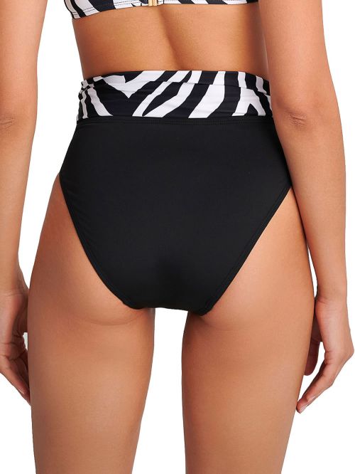 Μαγιό BLU4U Zebra Σλιπ Ψηλό Φαρδύ - Κρύβει Ατέλειες