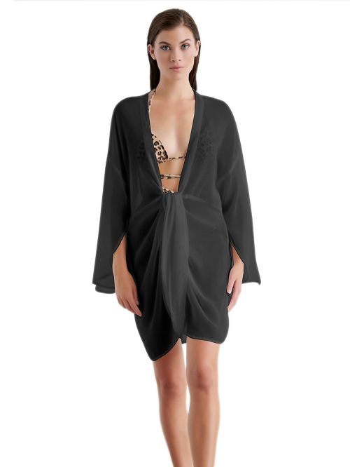 Beachwear BLU4U Solids Καφτάνι - Αέρινο Ύφασμα 