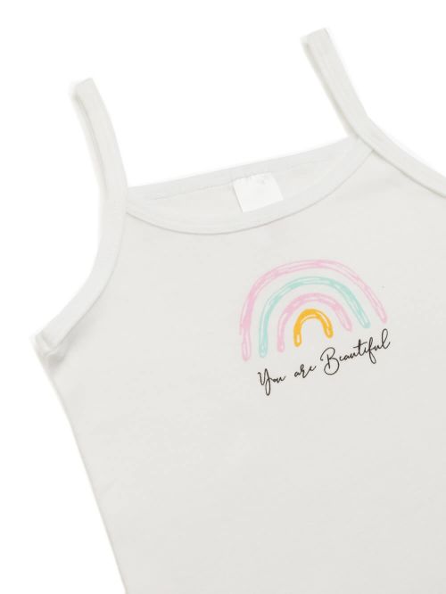 Εφηβική Φανέλα MINERVA Butterfly - Λεπτή Τιράντα - 100% Αγνό Βαμβάκι 