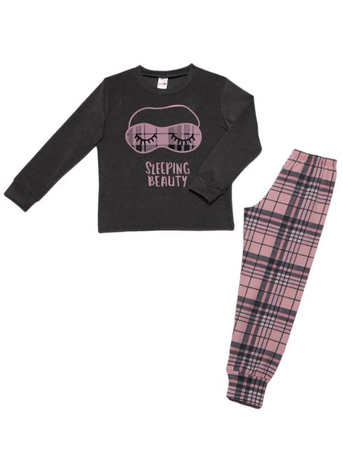 Παιδική Πυτζάμα MIERVA FLEECE HEY! BEAUTY - Ζεστό & Απαλό Fleece 