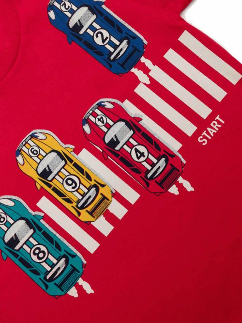 Βρεφική Πυτζάμα MINERVA Cars - 100% Αγνό Βαμβάκι 