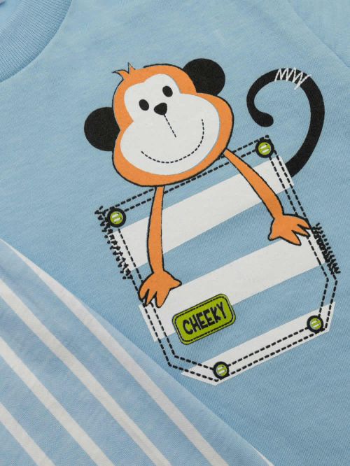 Παιδική Πυτζάμα MINERVA Stripes - 100% Αγνό Βαμβάκι