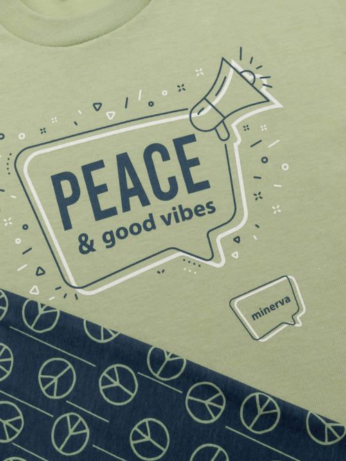 Εφηβική Πυτζάμα MINERVA Peace- 100% Αγνό Βαμβάκι 