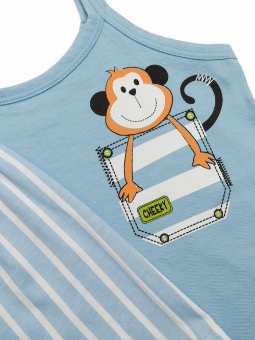 Παιδική Πυτζάμα MINERVA Stripes - 100% Αγνό Βαμβάκι