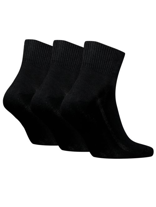 LEVI'S Ανδρική Κάλτσα Μεσαίου Ύψους Black - Οργανικό ECO Βαμβάκι - 3 Ζευγάρια 