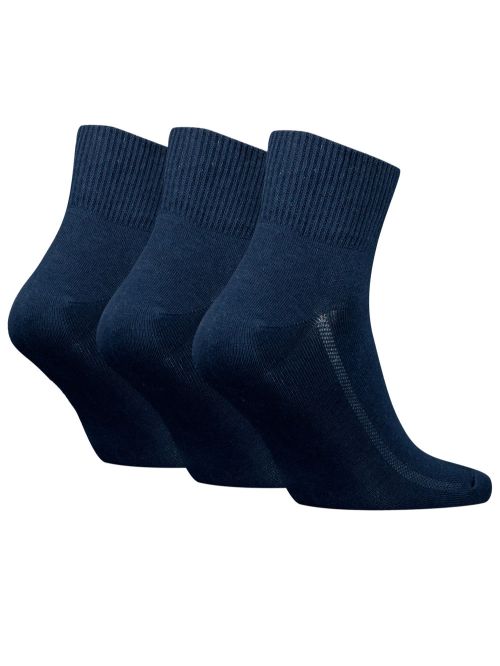 LEVI'S Ανδρική Κάλτσα Ημίκοντη Navy - Οργανικό ECO Βαμβάκι - 3 Ζευγάρια