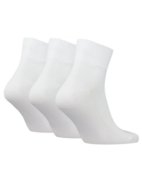LEVI'S Ανδρική Κάλτσα Ημίκοντη White - Οργανικό ECO Βαμβάκι - 3 Ζευγάρια 