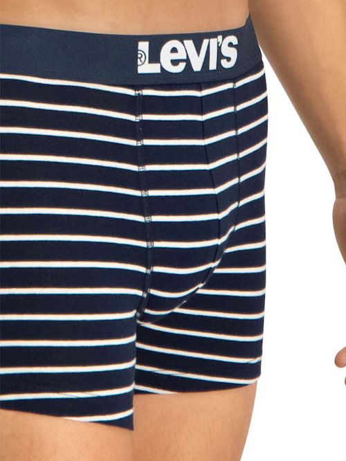 levi's vintage stripe boxer brief 905011001-321 navy μπροστά