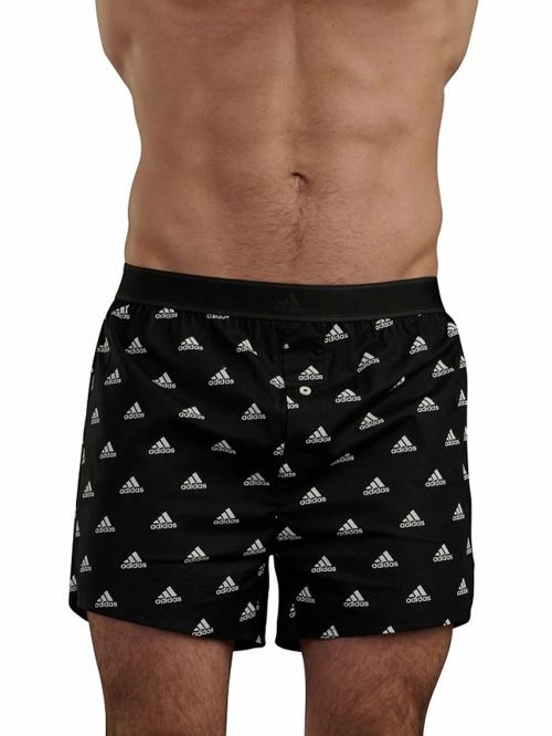 ADIDAS Boxer - Φαρδιά Γραμμή - Αγνό Βαμβάκι Popeline - Πακέτο με 2