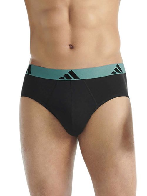 ADIDAS Slips - Active Flex Cotton - Πακέτο με 3 - Ελαστικό Βαμβάκι