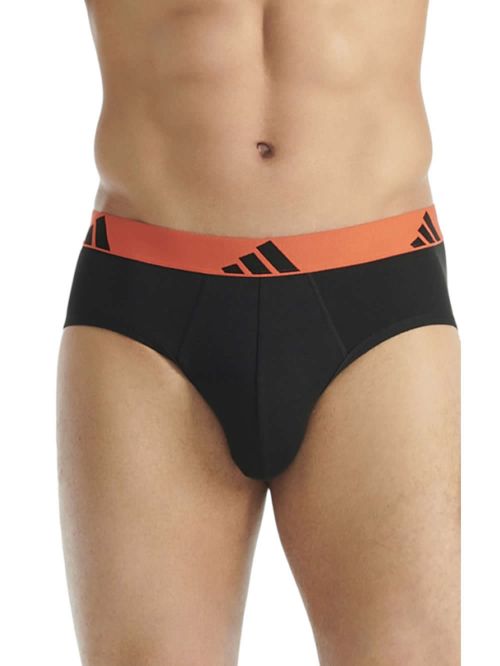 ADIDAS Slips - Active Flex Cotton - Πακέτο με 3 - Ελαστικό Βαμβάκι