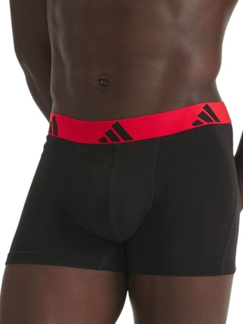 Ανδρικά Μποξεράκια Adidas Cotton Stretch (Πακέτο 3 Τεμαχίων) – All-Over Logo