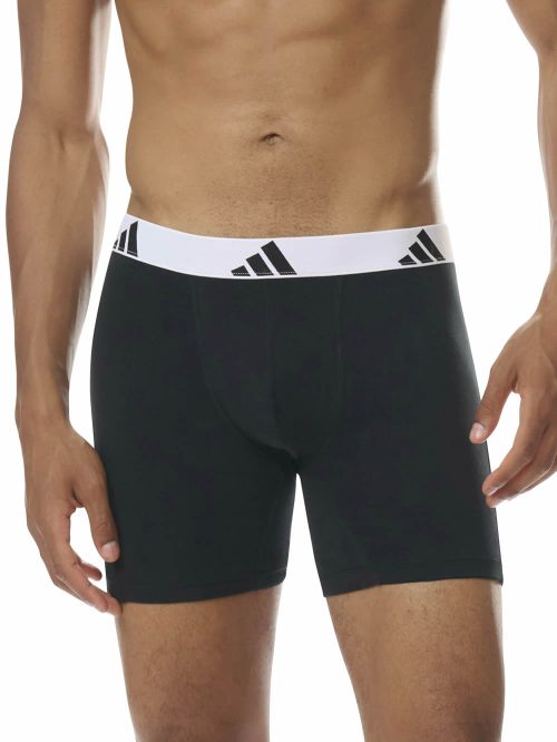 ADIDAS Boxer Μακρύ - Active Flex Cotton - Πακέτο με 3