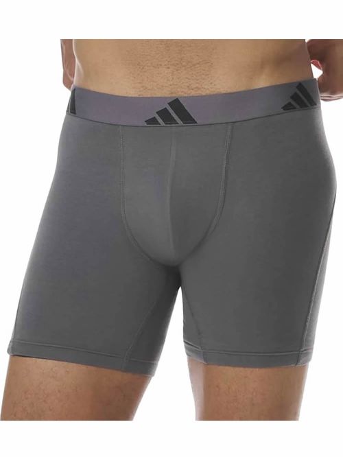 ADIDAS Boxer Μακρύ - Active Flex Cotton - Πακέτο με 3