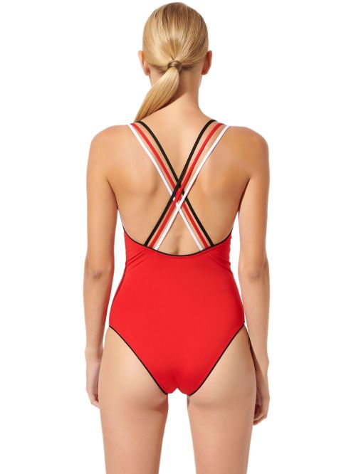 Μαγιό BLU4U Ολόσωμο Flashy - Αόρατη Ενίσχυση - Αθλητική Πλάτη 