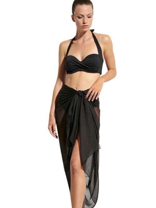 Beachwear BLU4U Παρεό Θαλάσσης - Αέρινο Ύφασμα