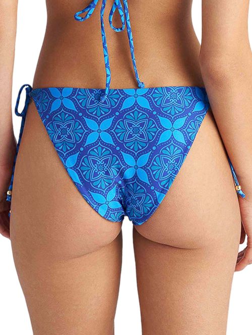 Μαγιό BLU4U Blue Ikat Μπικίνι Σλιπ Κανονικό Δετό - Διπλής Όψης