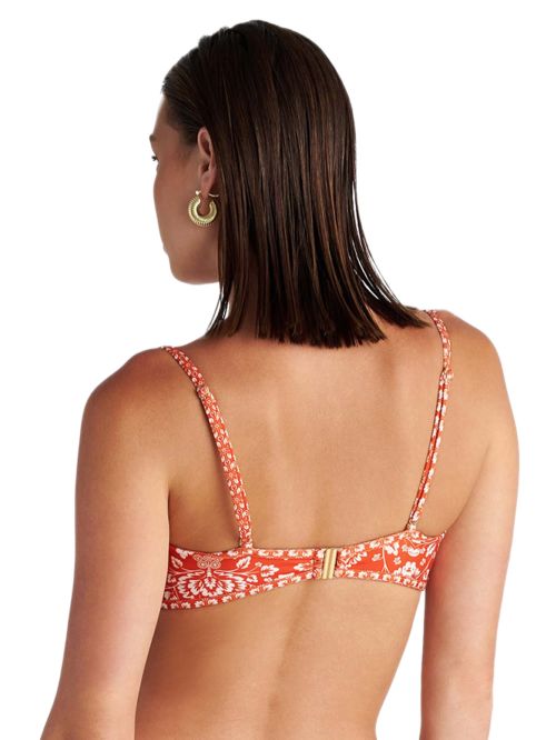 Μαγιό BLU4U Coral Damask Strapless Μπικίνι Τοπ - Αφαιρούμενη Ενίσχυση