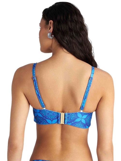 Μαγιό BLU4U Blue Ikat Μπικίνι Τοπ Strapless - Μεγάλο Στήθος - Ήπια Ενίσχυση