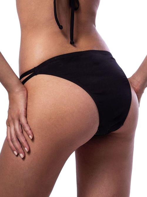 Μαγιό BLUEPOINT Black Lace Brazilian Bikini - Πλεχτή Δαντέλα 