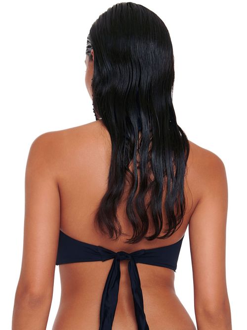 Μαγιό BLUEPOINT Black & White Addiction Τοπ Μπικίνι - Αόρατη Ενίσχυση - Strass