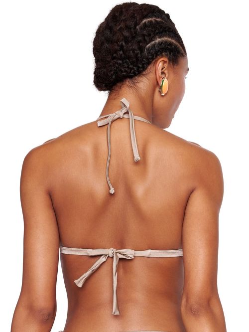 Μαγιό BLUEPOINT Champagne Coctail Μπικίνι Τρίγωνο Push Up - Παγιέτες - Καλοκαίρι 2024