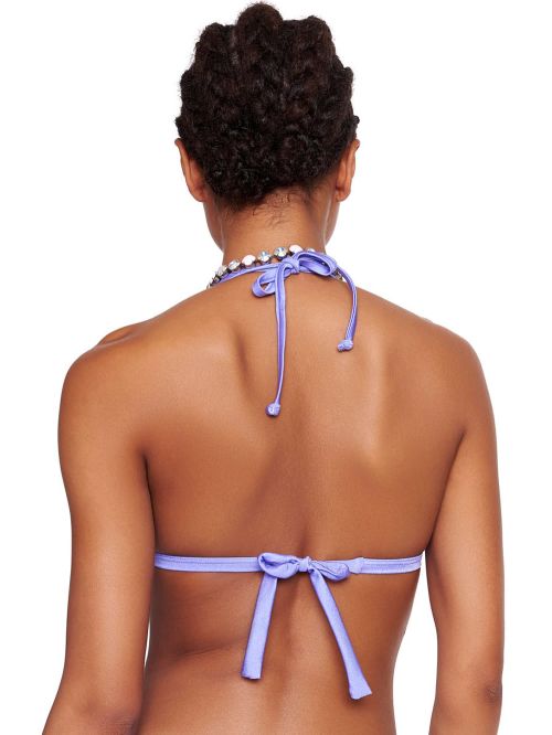 Μαγιό BLUEPOINT Round Midnight Μπικίνι Τρίγωνο Push Up - Παγιέτες