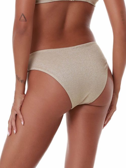 Μαγιό BLUEPOINT Gold Net Σλιπ Μπικίνι Κανονικό Tai - Αόρατες Ραφές - Lurex