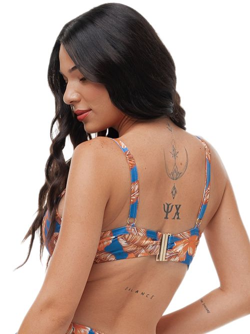 Μαγιό BLUEPOINT Flower Dream Strapless Top - Μεγάλο Στήθος - Ήπια Ενίσχυση
