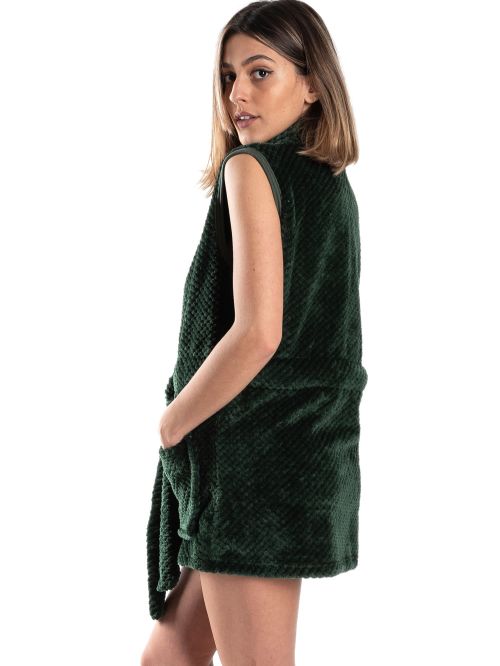 γυναικεία ρόμπα bonne nuit 9737 green μπροστά
