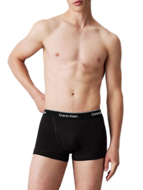 CALVIN KLEIN Trunks - 100% Αγνό Βαμβάκι -  Πακέτο με 3