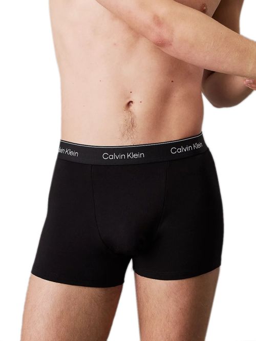 CALVIN KLEIN Relaxed Fit Trunks - Icon Cotton Stretch - Πακέτο με 3
