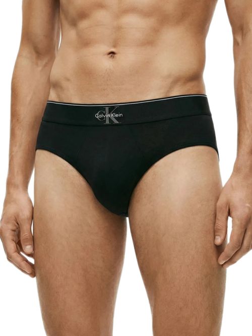 CALVIN KLEIN Ανδρικά Σλιπ - Grafic Monogram - Ελαστικό Βαμβάκι - Πακέτο με 3