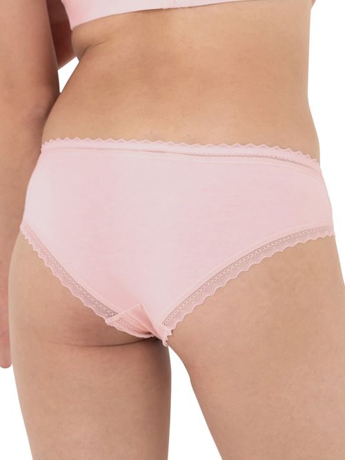 DORINA Slip Hipster LILA - 1+1 ΔΩΡΟ - Δαντέλα - Οργανικό Βαμβάκι 