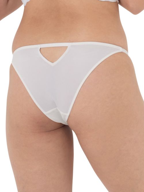 DORINA Slip Κανονικό LILIAS - Σατινέ Ύφασμα & Δαντέλα - Eco Fibres 