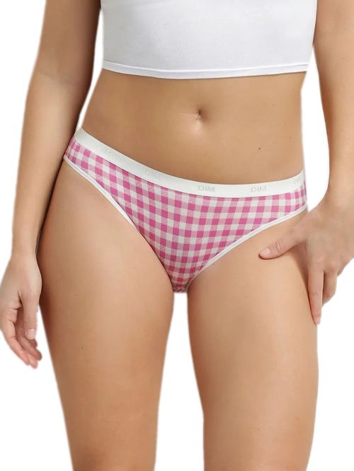 DIM Γυναικεία Σλιπ Les Pockets Cotton BBW - Βαμβακερά - Πακέτο με 3