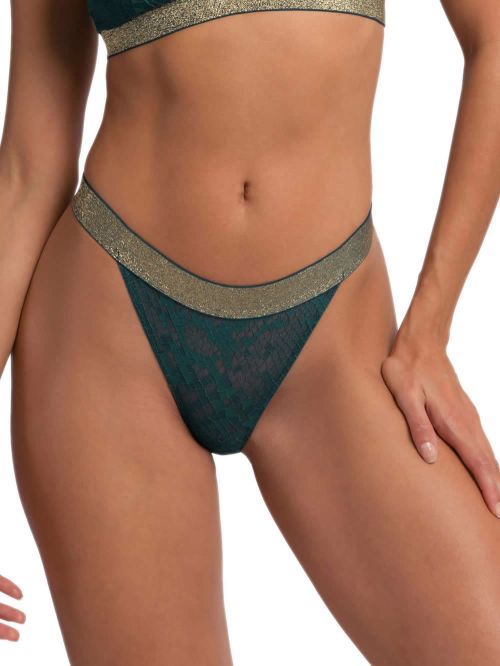 DORINA String Vera 1+1 ΔΩΡΟ - Δαντέλα & Lurex