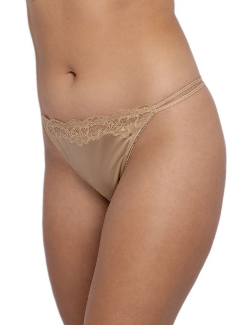 DORINA String Origins Shiny 1+1 ΔΩΡΟ - Σατινέ Ύφασμα & Δαντέλα