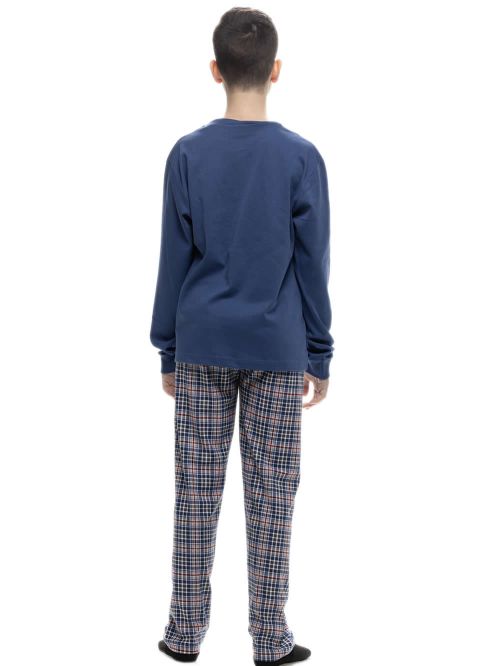 Εφηβική Πυτζάμα GALAXY για Αγόρι Penguin - 100% Βαμβακερή 