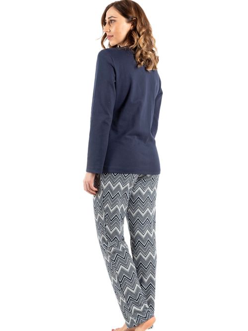 γυναικεία πυτζάμα giota 3056 μπροστά