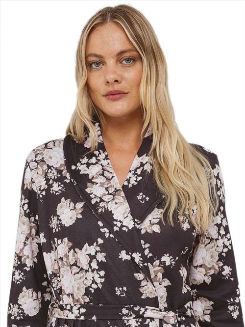 Ρόμπα ΓΙΩΤΑ Homewear - Ποιοτικό Βαμβάκι - Floral Σχέδιο