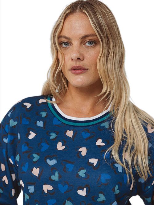 Πυτζάμα ΓΙΩΤΑ Homewear Hearts - Ποιοτικό Βαμβάκι 