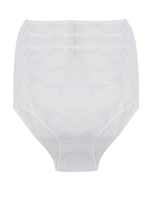 GKAPETANIS Σλιπ Maxi 4/ Basic - Ψηλό & Φαρδύ - Plus Size  - Ελαστικό Βαμβάκι - 3 Τεμάχια