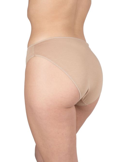 Σλιπ Bikini Κανονικό GKAPETANIS Soft Touch - Φαρδύ Ψηλό - Απαλό Modal Βαμβάκι - 2 Τεμάχια