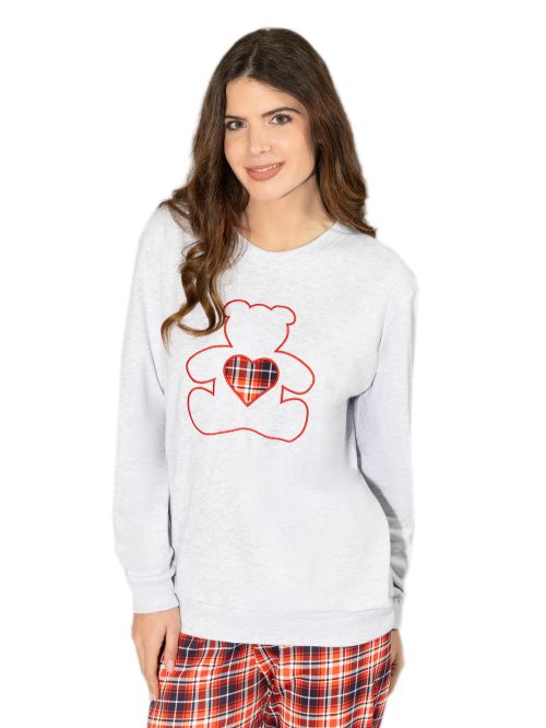 Γυναικεία Πυτζάμα Φόρμα HARMONY Φούτερ - Ποιοτικό Βαμβάκι 