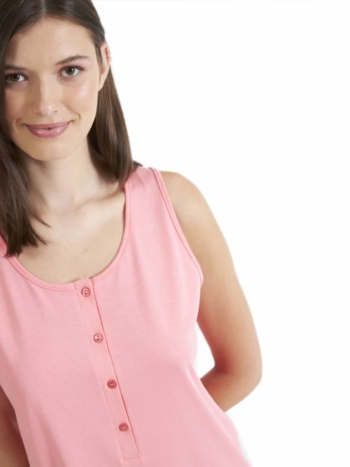 Νυχτικό HARMONY - Νέα Μαμά - Αέρινο Βαμβάκι & Modal - Δαντέλα