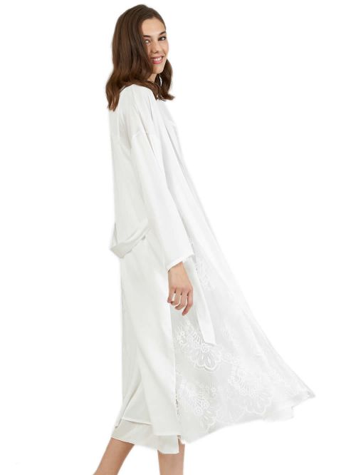 Ρόμπα HARMONY Μακριά - Απαλό Σατέν - Νυφική Πρόταση