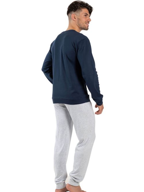 ανδρική πυτζάμα harmony 801323 μπροστά