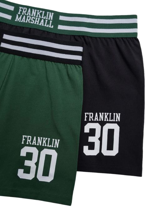 FRANKLIN MARSHALL Boxer - Ελαστικό Βαμβάκι - Πακέτο με 2