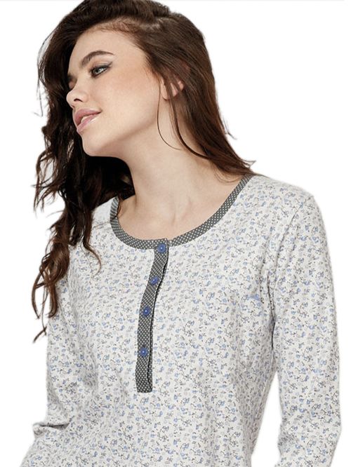 Πυτζάμα Γυναικεία INFIORE PROVENCE - 100% Βαμβάκι Interlock